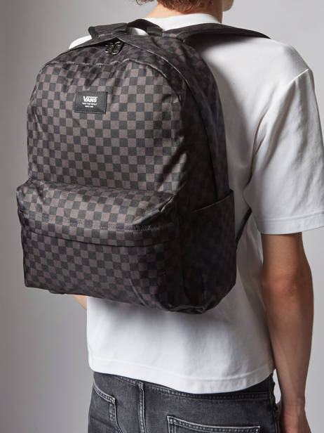 Rugzak 1 Compartiment Vans Zwart backpack VN000H4X ander zicht 1